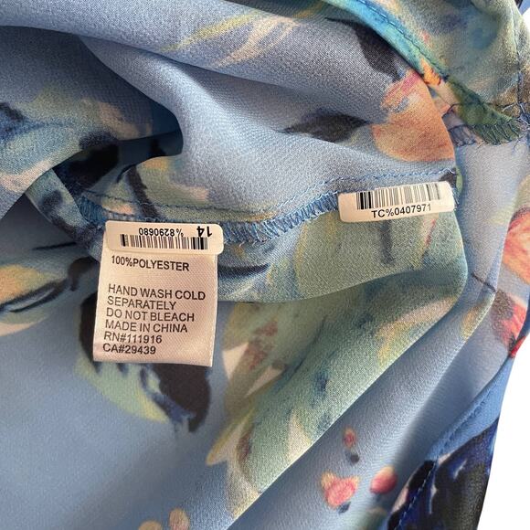 Yumi Kim Floral Wrap Blouse size xsmall - Picture 4 of 8
